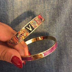 Vera Bradley Venetian Paisley Bangle Bracelet Set